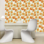 Papel De Parede Adesivo - Laranja - 043ppc