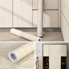 Papel De Parede Adesivo Lavavel 3d Madeira Clara Marfim