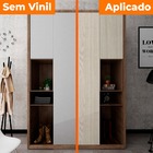 Papel De Parede Adesivo Lavavel 3d Madeira Clara Marfim