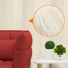 Papel De Parede Adesivo Lavavel 3d Madeira Clara Marfim 500x6