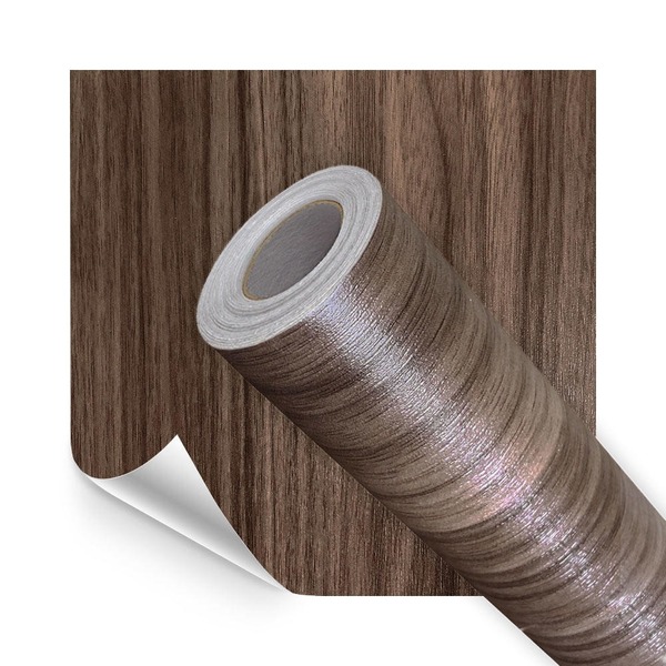 Papel De Parede Adesivo Lavavel 3d Madeira Imbuia Marrom