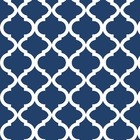 Papel De Parede Adesivo Lavável Abstrato Azul Petróleo 3m