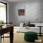 Papel De Parede Adesivo Lavável Abstrato Cinza Degradê 6m