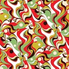 Papel De Parede Adesivo Lavável Abstrato Colorido 3m