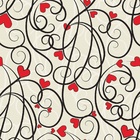 Papel De Parede Adesivo Lavável Abstrato Com Corações 18m