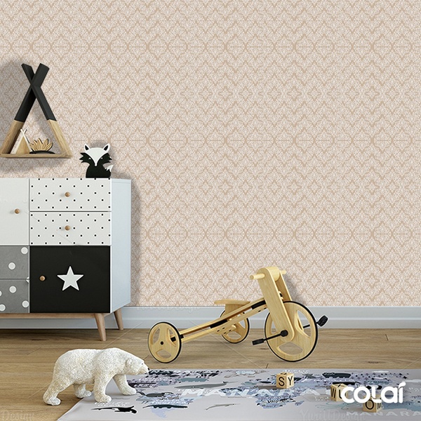 Papel De Parede Adesivo Lavável Abstrato Retrô 9m