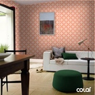 Papel De Parede Adesivo Lavável Abstrato Rosê 18m