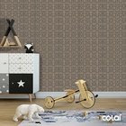 Papel De Parede Adesivo Lavável Abstrato Vintage 12m