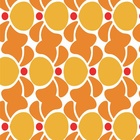 Papel De Parede Adesivo Lavável Amarelas E Laranjas 6m