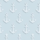 Papel De Parede Adesivo Lavável Ancôras Azuis Claras 15m