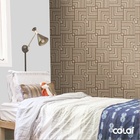 Papel De Parede Adesivo Lavável Arabesco Areal 15m