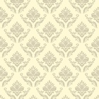 Papel De Parede Adesivo Lavável Arabesco Bege 15m