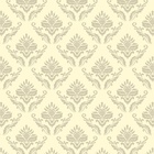 Papel De Parede Adesivo Lavável Arabesco Bege 9m