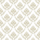 Papel De Parede Adesivo Lavável Arabesco Dourado 3m