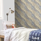 Papel De Parede Adesivo Lavável Arabesco Vidros 6m