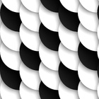 Papel De Parede Adesivo Lavável Arcos Pretos E Brancos 18m