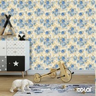 Papel De Parede Adesivo Lavável Azulzinha 3m