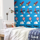 Papel De Parede Adesivo Lavável Balão Vermelho 6m