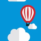 Papel De Parede Adesivo Lavável Balão Vermelho 9m