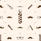 Papel De Parede Adesivo Lavável Barbearia Old School 3m