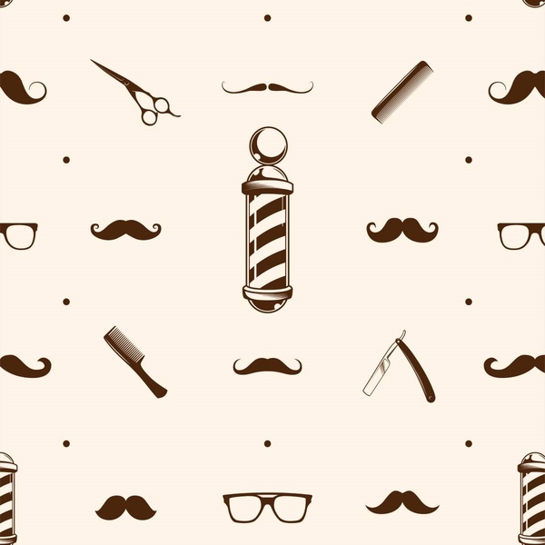 Papel De Parede Adesivo Lavável Barbearia Old School 3m