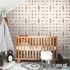 Papel De Parede Adesivo Lavável Barbearia Old School 6m