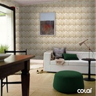 Papel De Parede Adesivo Lavável Biscoitos Listrados 18m