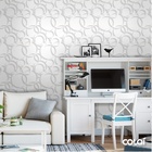 Papel De Parede Adesivo Lavável Bolhas Degradê 3m