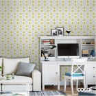 Papel De Parede Adesivo Lavável Bolhas Verde Musgo 6m