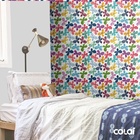 Papel De Parede Adesivo Lavável Borboletas Coloridas 15m
