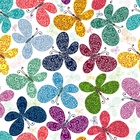 Papel De Parede Adesivo Lavável Borboletas Coloridas 9m