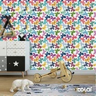 Papel De Parede Adesivo Lavável Borboletas Coloridas 9m