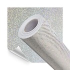 Papel De Parede Adesivo Lavavel Branco Modelo Glitter Furtaco