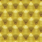 Papel De Parede Adesivo Lavável Capitone Amarelo 9m