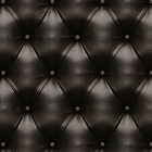 Papel De Parede Adesivo Lavável Capitone Preto 6m