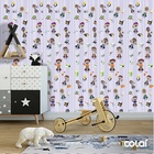 Papel De Parede Adesivo Lavável Cartooons 18m