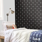 Papel De Parede Adesivo Lavável Cavalos Cinzas 3m