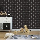Papel De Parede Adesivo Lavável Cavalos Cinzas 6m