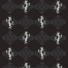 Papel De Parede Adesivo Lavável Cavalos Cinzas 6m