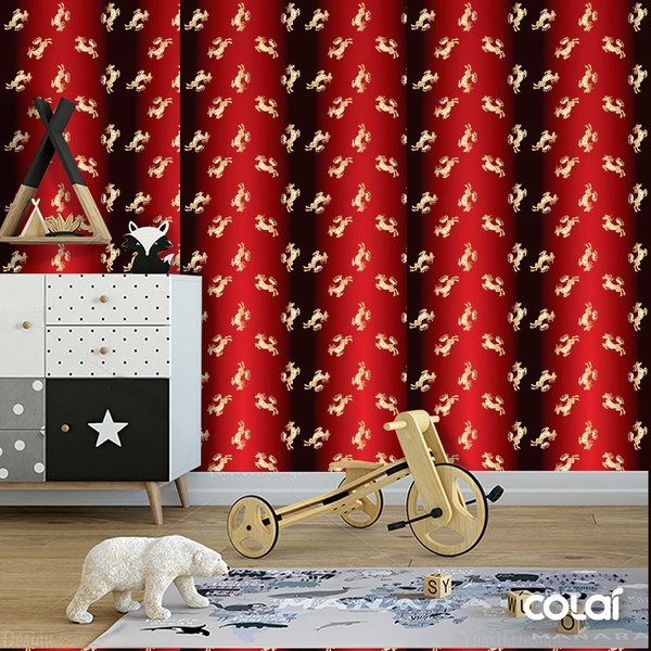 Papel De Parede Adesivo Lavável Cavalos Durados 6m