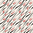 Papel De Parede Adesivo Lavável Cerejas 6m