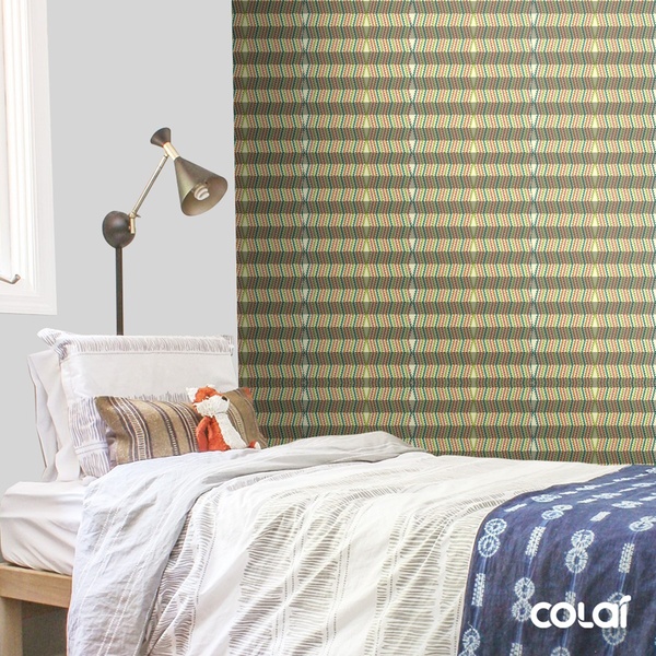 Papel De Parede Adesivo Lavável Chefron Listrado 15m