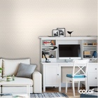 Papel De Parede Adesivo Lavável Chevron Rosê 12m