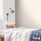 Papel De Parede Adesivo Lavável Chevron Rosê 6m