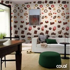 Papel De Parede Adesivo Lavável Chocolate 3m