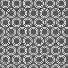 Papel De Parede Adesivo Lavável Circulos Chumbo 15m