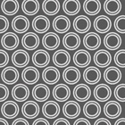 Papel De Parede Adesivo Lavável Circulos Chumbo 18m