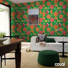 Papel De Parede Adesivo Lavável Circulos Coloridos 18m