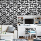 Papel De Parede Adesivo Lavável Circulos Degrade 18m