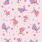 Papel De Parede Adesivo Lavável Coelho De Fundo Rosa 15m